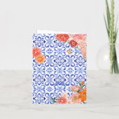 Dat is Amore Spritz Middellandse Zee Bruidsdiner Bedankkaart (Achterkant)