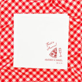 Dat is Amore Wedding Italy Pizza Party Pizza Bar Servet