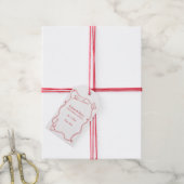 Dat is Amore Whimsical Italiaans proefdinermenu Cadeaulabel (Met Touw)