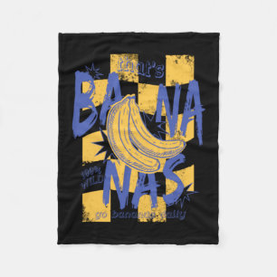 Dat is Bananen Ga Bananen Dagelijkse Retro Fruit Fleece Deken