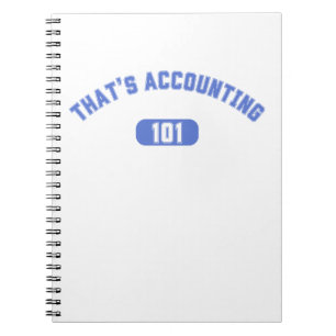 Dat is boekhouding 101 notitieboek