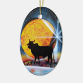 Dat is Bull. Keramisch Ornament (Links)