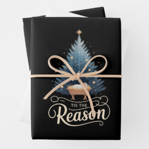 Dat is de reden Christelijke Religieuze Kerstmis B Inpakpapier Vel