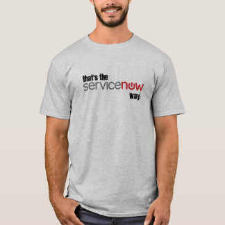 Dat is de ServiceNow Way T-shirt
