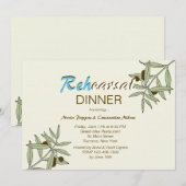 Dat is de uitnodiging van de Griekse repetitie van (Voorkant / Achterkant)