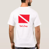 Dat is diep t-shirt (Achterkant)