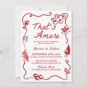 Dat is een Italiaans thema repetitie diner Kaart (Voorkant)