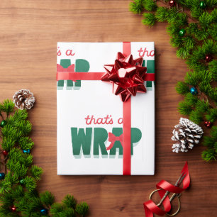 Dat is een kerstwrap cadeaupapier