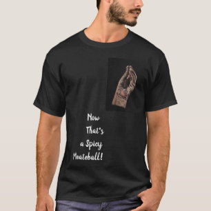 Dat is een klein Shirt met vlees-e-ball