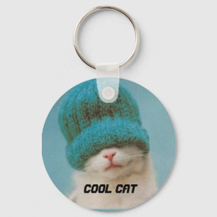 Dat is één kool kat sleutelhanger