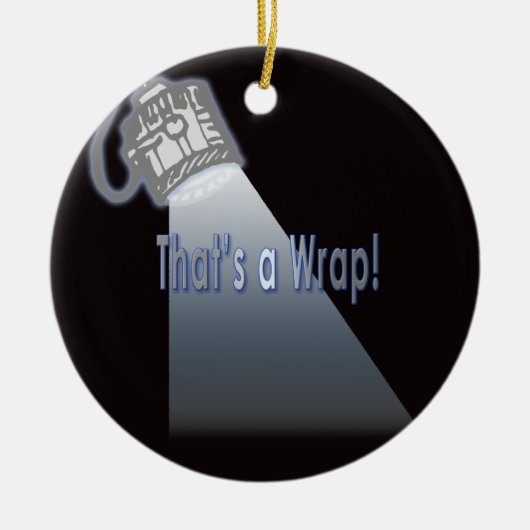 Dat is een kronkel! keramisch ornament (Voorkant)