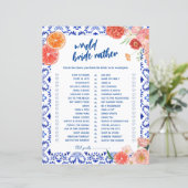 Dat is een meer douche zou liever bruid spel kaart (Staand voorkant)