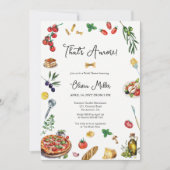 Dat is een meer Italiaanse bruidsdouche uitnodigin Kaart (Voorkant)