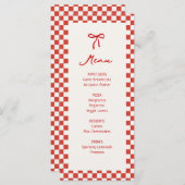 Dat is een meer Italië vrijgezellenfeest Menu (Voorkant / Achterkant)