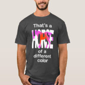 Dat is een paard van een verschillende kleurendruk t-shirt (Voorkant)
