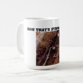 Dat is een sterke koffie! Skeleton Grave Foto Koffiemok (Voorkant links)