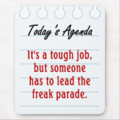 Dat is een stevige baan (2) muismat (Voorkant)