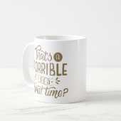 DAT IS EEN VERSCHRIKKELIJK IDEE HOE LAAT KOFFIEMOK (Voorkant links)