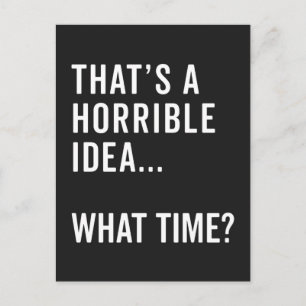 Dat is een verschrikkelijke ideale grappige prijso briefkaart