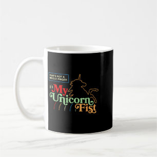 Dat is geen middelvinger Unicorn Fist citaat Koffiemok