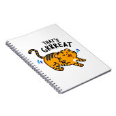 Dat is Grappig Tijger Grollen Pun  Notitieboek (Rechterzijde)