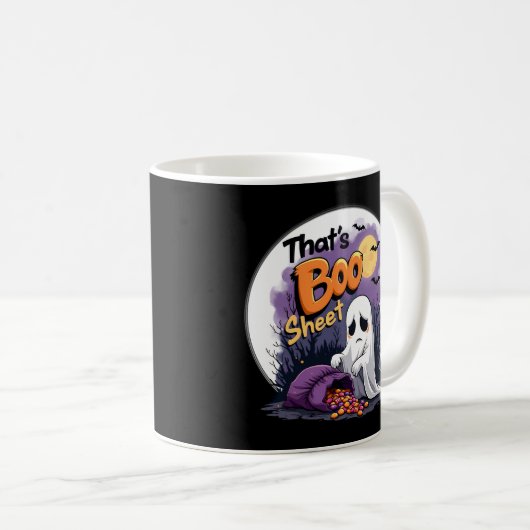 Dat is Halloween Ghost van Boo Sheet Koffiemok (Voorkant rechts)