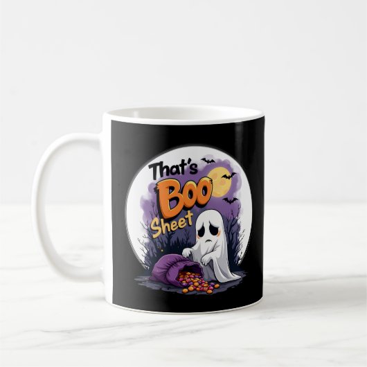 Dat is Halloween Ghost van Boo Sheet Koffiemok (Links)