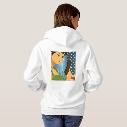 Dat is het Amerika dat ik wil! Hoodie (Achterkant volledig)