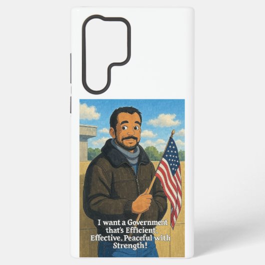 Dat is het Amerika dat ik wil! Samsung Galaxy Hoesje (Achterkant)