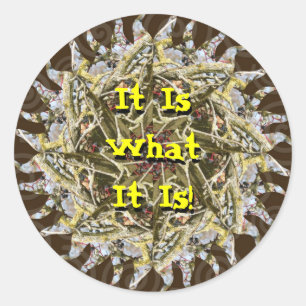 Dat is het! -Sticker Ronde Sticker