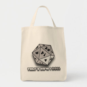 Dat is hoe ik d20 rolt tote bag