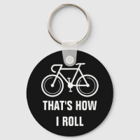 Dat is hoe ik een grappige sleutelhanger met fiets