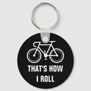 Dat is hoe ik een grappige sleutelhanger met fiets