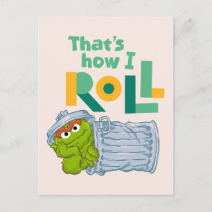 Dat is hoe ik moet rollen. briefkaart