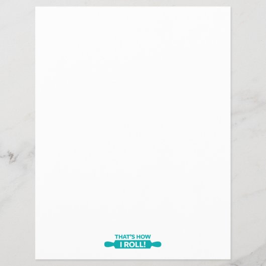 Dat is hoe ik moet rollen. flyer (Voorkant)