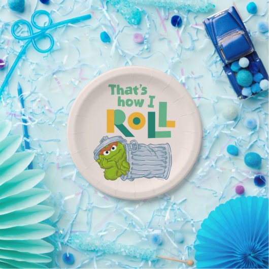 Dat is hoe ik moet rollen. papieren bordje (Feest)
