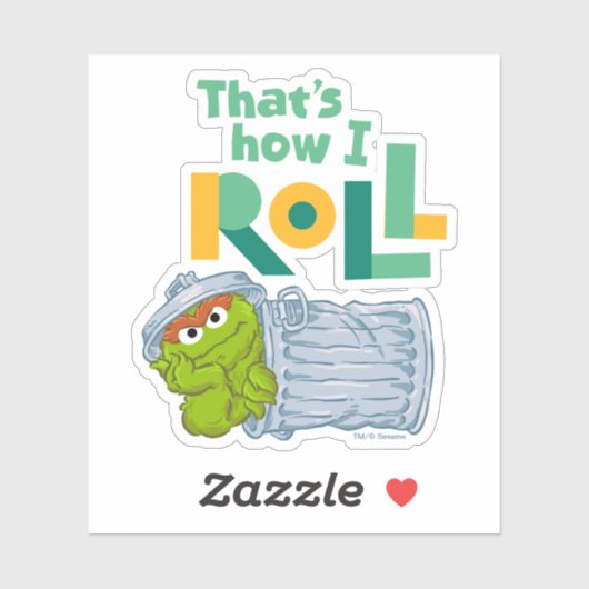 Dat is hoe ik moet rollen. sticker (Vel)