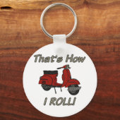 Dat is hoe ik Moped kan draaien Sleutelhanger (Voorkant)