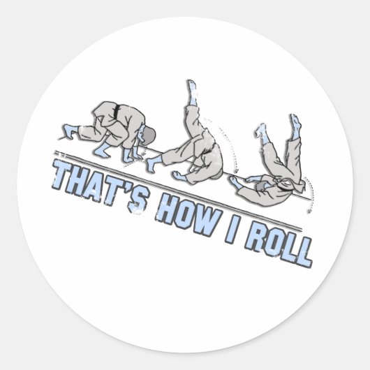 Dat is hoe ik rol ronde sticker (Voorkant)