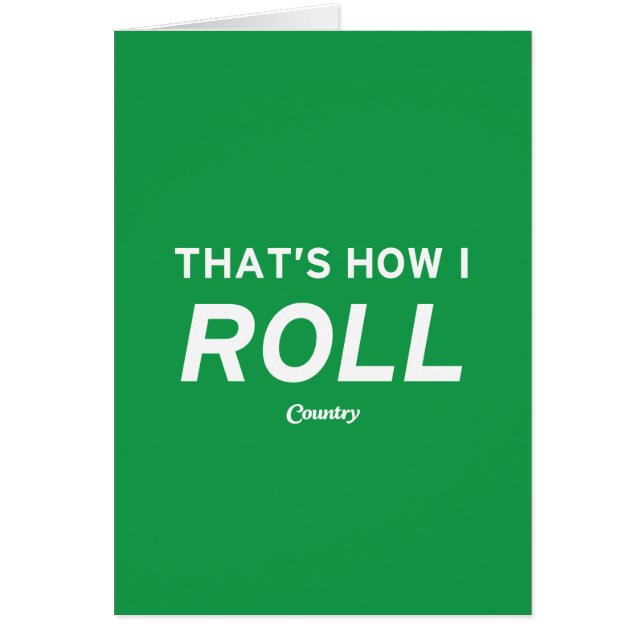 Dat is hoe ik rolt (Voorkant)