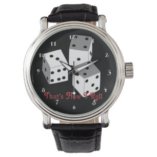 Dat is hoe ik rolt - Dice Watch Horloge