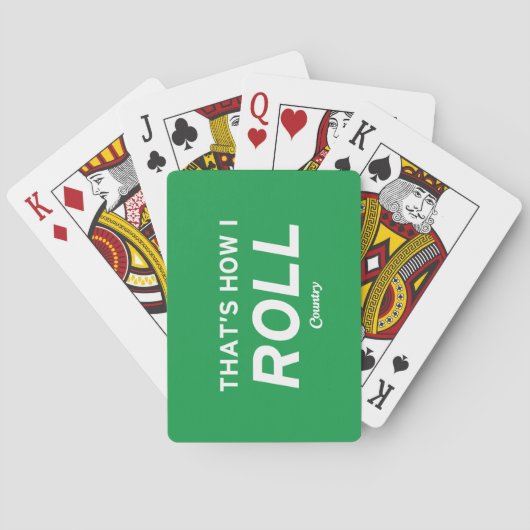 Dat is hoe ik rolt speelkaarten (Achterkant)