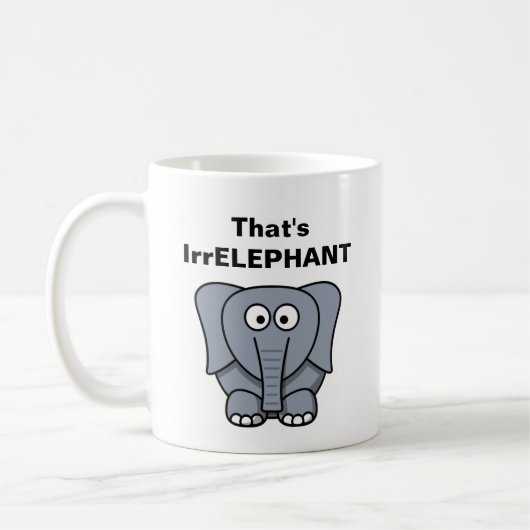 Dat is IrrELEPHANT Koffiemok (Links)