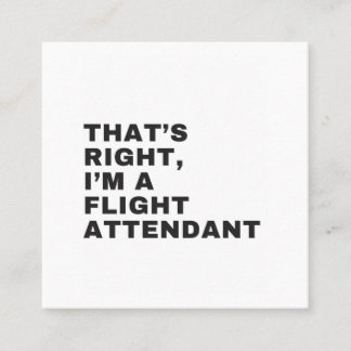 DAT IS JUIST DAT IK EEN VLIEGAANDANT BEN VIERKANTE VISITEKAARTJE