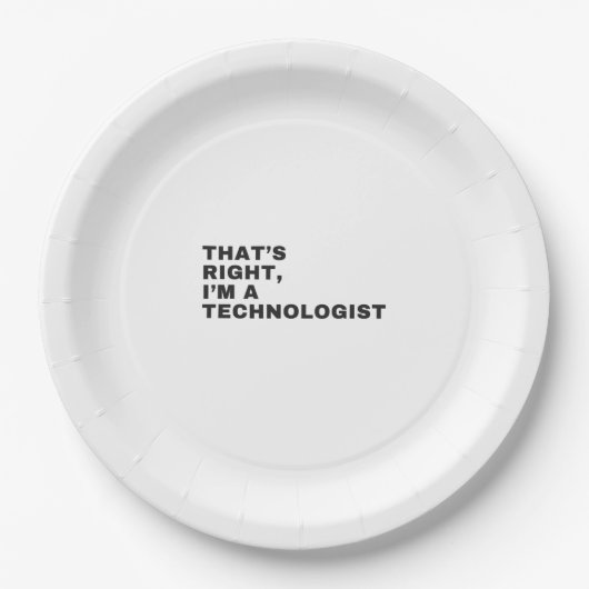DAT IS JUIST, IK BEN EEN TECHNOLOGIST PAPIEREN BORDJE (Voorkant)