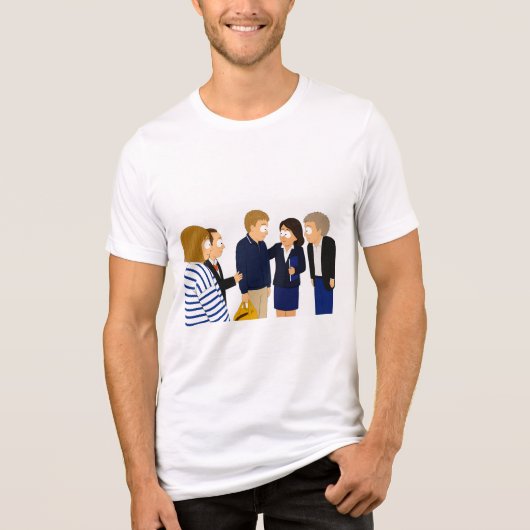 "Dat is leuk Alan"  Tri-Blend Shirt (Voorkant)