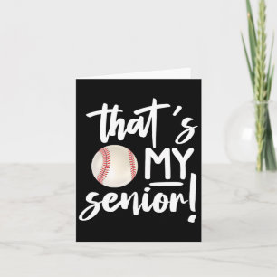 Dat is mijn Baseball Senior Mom 2025 Softball Seni Kaart