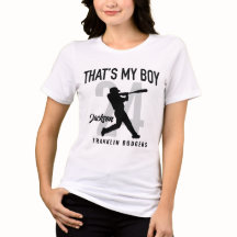 Dat is mijn Boy Baseball Mom T-shirt, Tball Mom T-