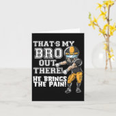 Dat is mijn broer daar Gele voetbal broer Si Kaart (Gele Bloem)