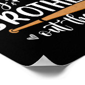 Dat is mijn broer daar, honkbalzus 1 poster (Hoek)